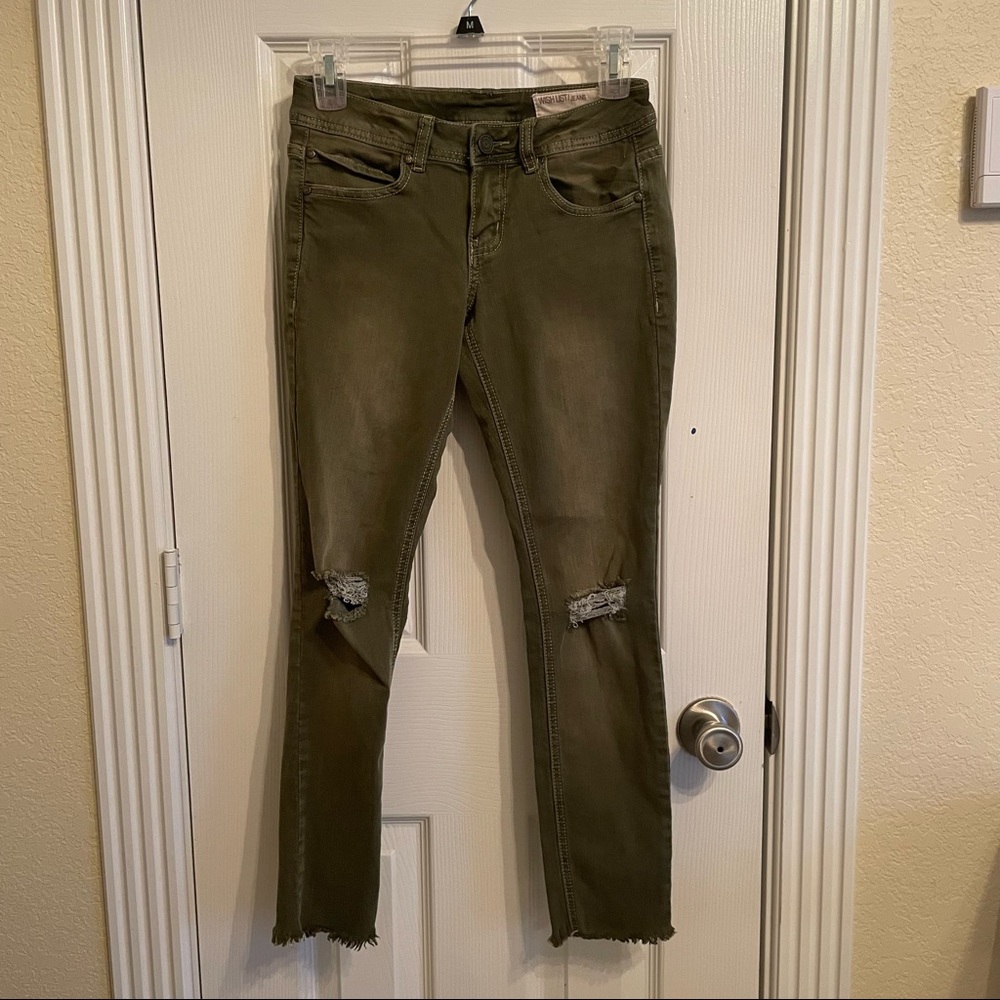 WishList Dark Green Jeans